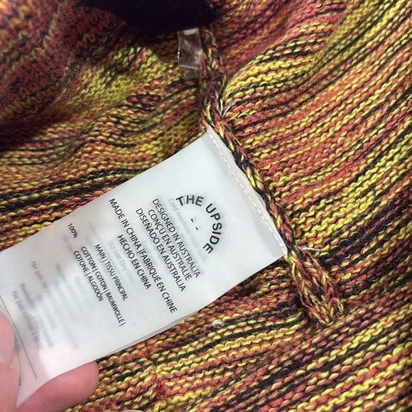 Anthropologie THE UPSIDE Marled Tie Front Nitara Knit Shorts - Picture 8 of 9